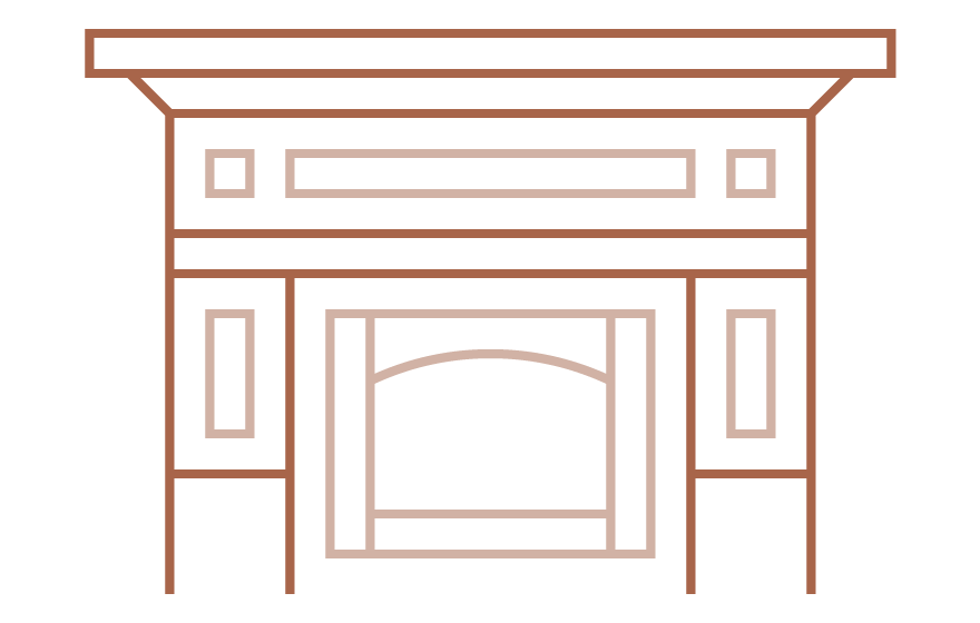 Icon of a fireplace